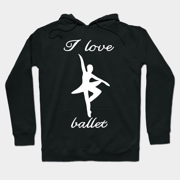 dance is my life love ballet girl teen woman mom Hoodie by beautifulhandmadeart